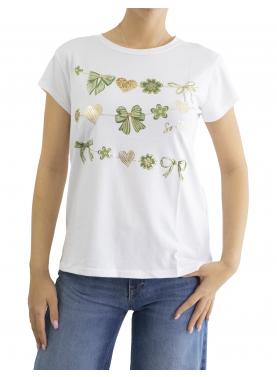t shirt con fiocchi